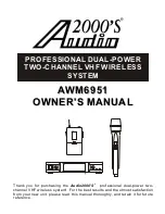 Audio2000's AWM6951 Owner'S Manual preview