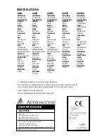 Preview for 8 page of Audioaccess AAS6 Owner'S Manual