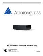 Предварительный просмотр 6 страницы Audioaccess MA-361 Service Service Manual