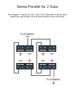 Предварительный просмотр 1 страницы AudioBahn 2 SUB SERIES-PARALLEL - SCHEMA Manual