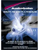 AudioBahn A1150N Operating Instructions Manual preview