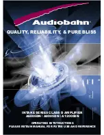 Preview for 1 page of AudioBahn A12005DN Operating Intstructions