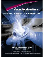 AudioBahn ABB101V Operating Instructions Manual preview