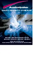 Preview for 1 page of AudioBahn ABC4002N Operating Instructions Manual