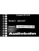 Preview for 17 page of AudioBahn ABC525T Operating Instructions Manual