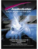 AudioBahn ABD39T Operating Instructions Manual preview