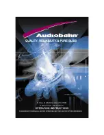 AudioBahn ABP2000P Operating Instructions Manual preview