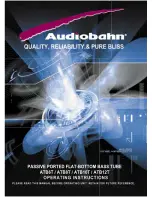 AudioBahn ATB10T Operating Instructions Manual предпросмотр