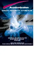 AudioBahn AVDVD05N Operating Instructions Manual предпросмотр