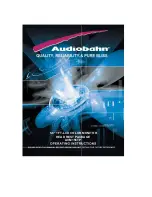 AudioBahn AVM156TP Operating Instructions Manual preview