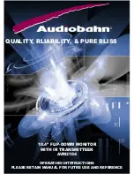 AudioBahn AVM2104 Operating Instructions Manual предпросмотр