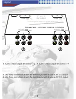 Preview for 7 page of AudioBahn AVSW4Q Operating Instructions Manual