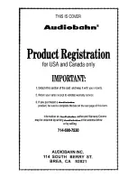 Предварительный просмотр 64 страницы AudioBahn AW1000N Operating Instructions Manual