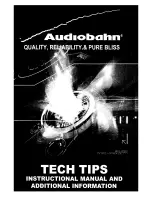 Предварительный просмотр 15 страницы AudioBahn AW1000V Operating Instructions Manual