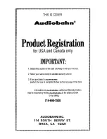 Предварительный просмотр 66 страницы AudioBahn AW1000V Operating Instructions Manual