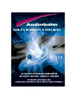 AudioBahn AW1005N Operating Instructions Manual предпросмотр