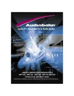 Предварительный просмотр 1 страницы AudioBahn AWT10X Operating Instructions Manual