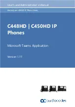 Предварительный просмотр 1 страницы AudioCodes 400HD Series User'S And Administrator'S Manual