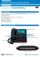 Preview for 19 page of AudioCodes Huddle Room Solution Quick Setup Manual