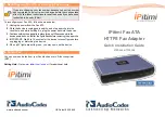 Предварительный просмотр 2 страницы AudioCodes IPitimi LTRT-042-HTTPSFAX Quick Installation Manual