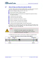 Предварительный просмотр 34 страницы AudioCodes IPmedia 3000 Installation Manual