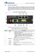 Предварительный просмотр 42 страницы AudioCodes IPmedia 3000 Installation Manual