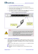 Предварительный просмотр 50 страницы AudioCodes IPmedia 3000 Installation Manual