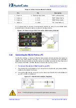 Предварительный просмотр 62 страницы AudioCodes IPmedia 3000 Installation Manual