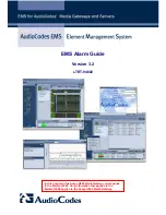 Предварительный просмотр 1 страницы AudioCodes LTRT-94602 Manual