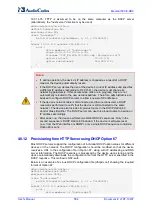 Предварительный просмотр 584 страницы AudioCodes Mediant 500 E-SBC User Manual