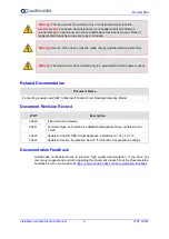 Предварительный просмотр 8 страницы AudioCodes Mediant 800B Installation And Maintenance Manual