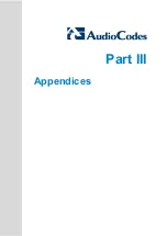 Preview for 451 page of AudioCodes MP-26 series User Manual