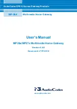 Preview for 464 page of AudioCodes MP-26 series User Manual