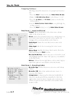 Preview for 36 page of AudioControl 7.1 Channel THX Ultra 2 Theater Processor Manual