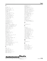 Preview for 75 page of AudioControl 7.1 Channel THX Ultra 2 Theater Processor Manual