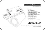 AudioControl ACX-3.2 Owner'S Manual preview