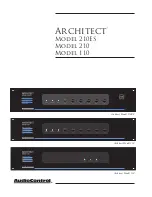 Предварительный просмотр 4 страницы AudioControl Architect 110 Installer'S Manual