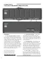 Предварительный просмотр 8 страницы AudioControl Architect 560 Owner'S Manual