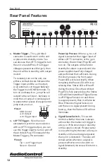 Предварительный просмотр 12 страницы AudioControl ARCHITECT P250 EQ Installation Manual