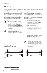 Предварительный просмотр 16 страницы AudioControl ARCHITECT P250 EQ Installation Manual