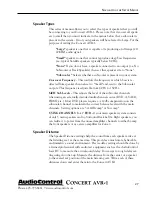 Preview for 27 page of AudioControl Concert AVR-1 User Functionality Manual