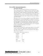 Preview for 35 page of AudioControl Concert AVR-1 User Functionality Manual