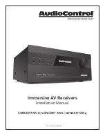 Preview for 1 page of AudioControl CONCERT XR-4 Installation Manual