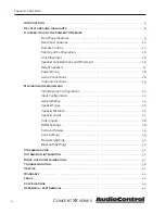 Preview for 4 page of AudioControl CONCERT XR-4 Installation Manual