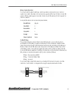 Preview for 33 page of AudioControl CONCERT XR-4 Installation Manual