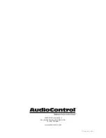 Preview for 50 page of AudioControl CONCERT XR-4 Installation Manual