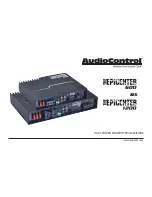 AudioControl Epicenter 1200 Installation Manual предпросмотр