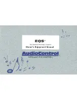 AudioControl EQS Owner'S Manual предпросмотр