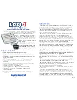 Предварительный просмотр 1 страницы AudioControl LCQ-1 Quick Install Manual