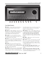 Предварительный просмотр 11 страницы AudioControl Maestro M8 User Experience Manual